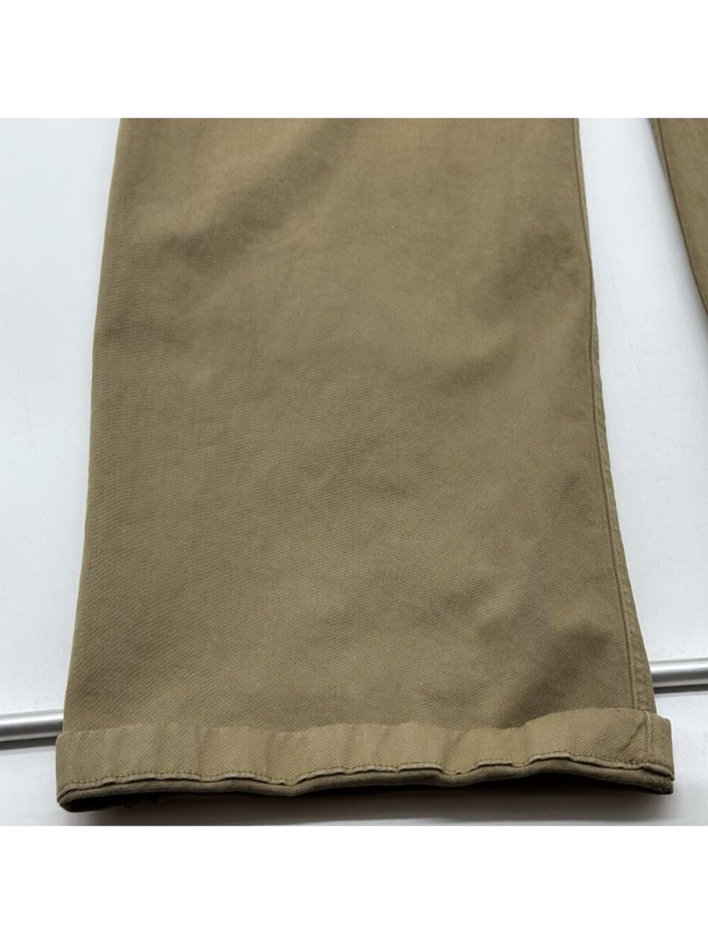 Pistola Women's Size 29 Khaki Stretch High Rise Wide Leg Cuffed Utility Pants - Picture 10 of 11